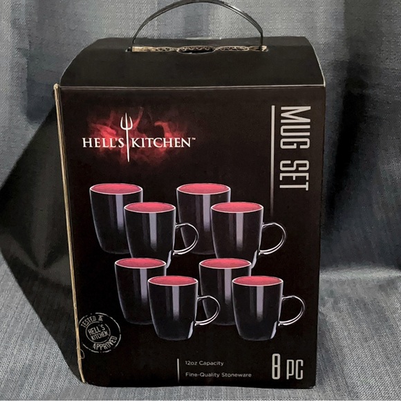Set of Eight Hell's Kitchen Mug 12oz - Picture 2 of 2